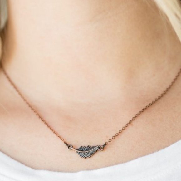 In Flight Fashion Copper Necklace